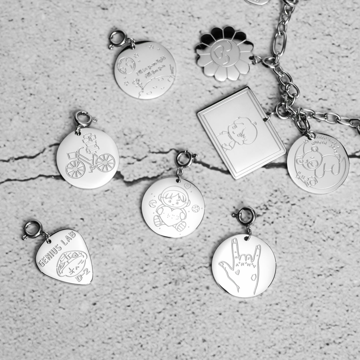 Bangtan JIN Interchangeable Charm | Must-have Jewelry for every BTS Army