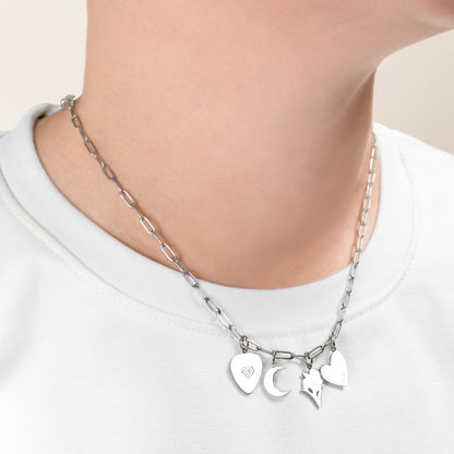 Jimin MUSE Inspired Cluster Charm Necklace | Must-have Jewelry for every BTS Army